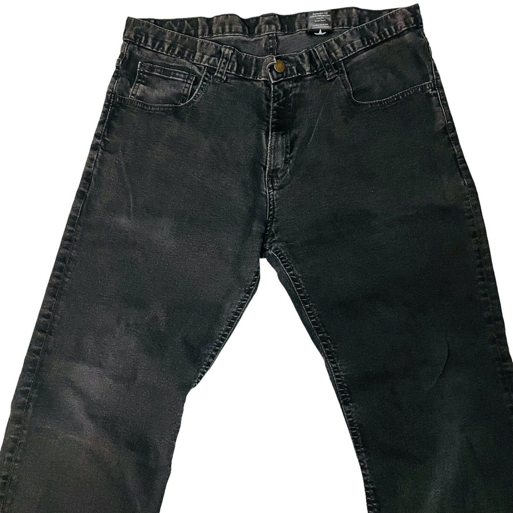 Dearborn Denim Jeans Womans Mens Unisex 20 x 26 Black Zipper Black Label Denim